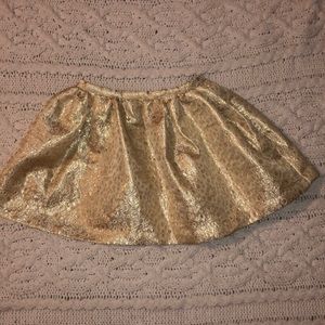 Girls metallic skirt